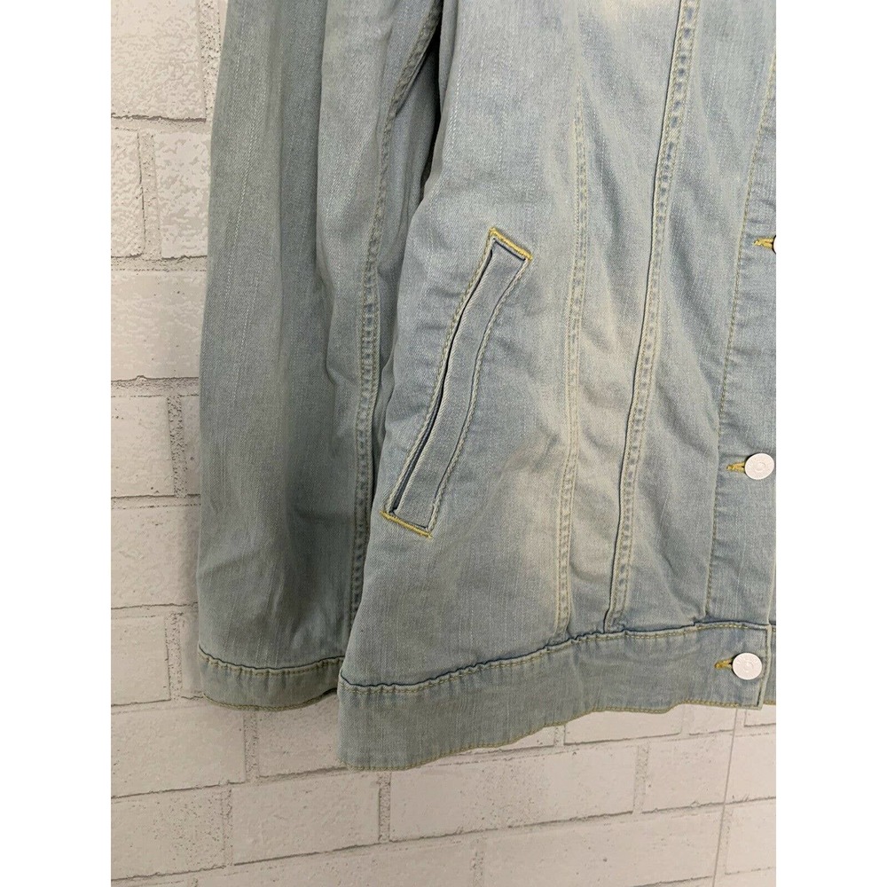 Lularoe Denim Jean Jacket Womens L Large Jaxon - Picture 3 of 7